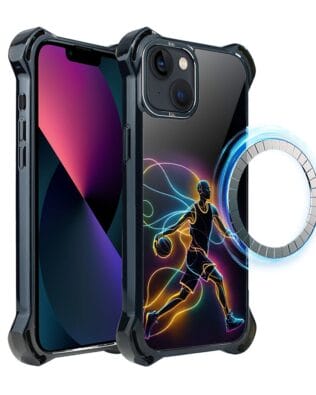 Etui do iPhone 13 IBIZU DropGuard Ultra z MagSafe, #ElectroMove, Duch koszykówki