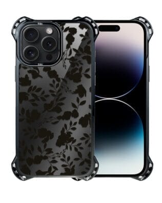 Etui do iPhone 14 Pro Max IBIZU DropGuard Ultra z MagSafe, Midnight, Cienie liści