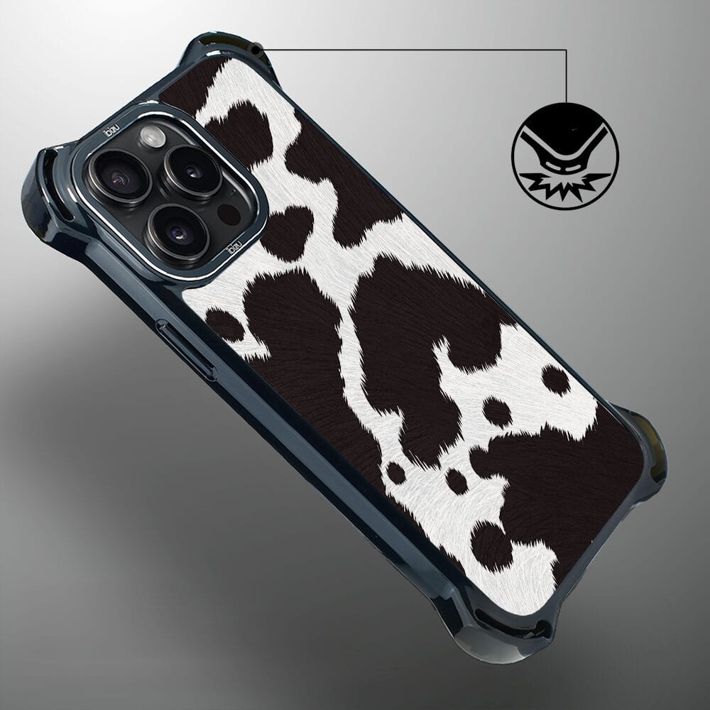 Etui do iPhone 15 Pro Max IBIZU DropGuard Ultra z MagSafe, Zew Natury, Polska krowa - obrazek 4