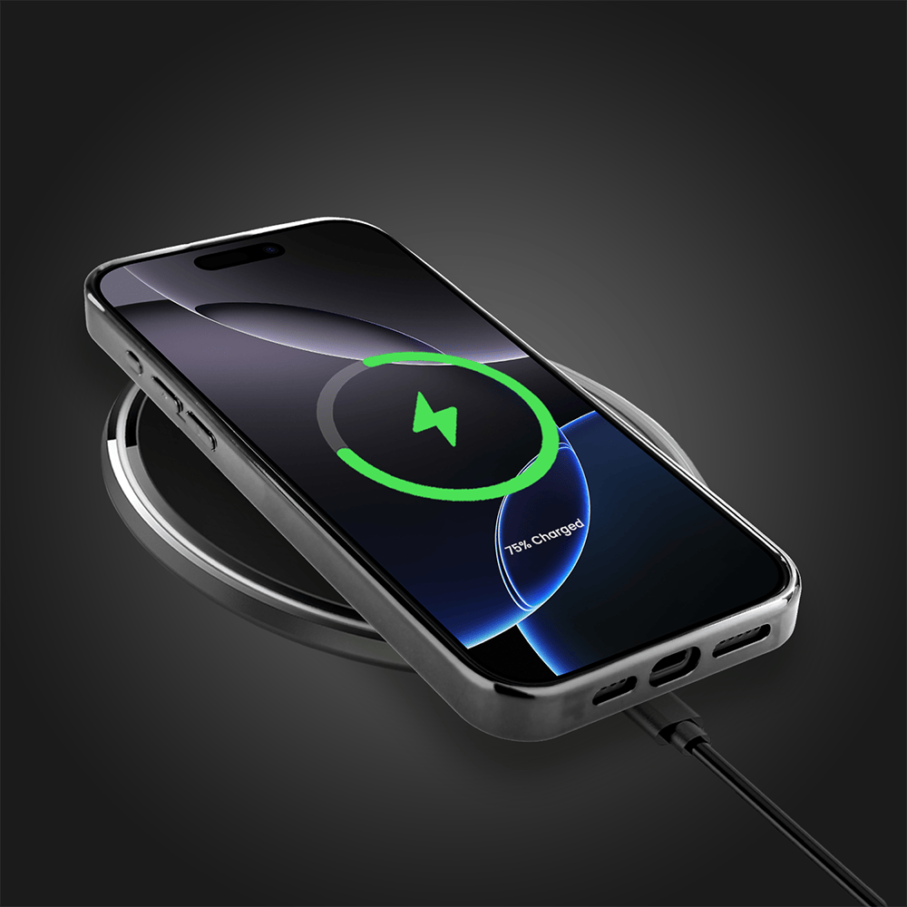 Etui do iPhone 16 Pro Max IBIZU Elite Glass z MagSafe Golden Midnight, Skrzydła motyla, czarne - obrazek 8