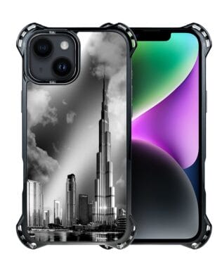 Etui do iPhone 14 IBIZU DropGuard Ultra z MagSafe, Noir City, Burj Khalifa
