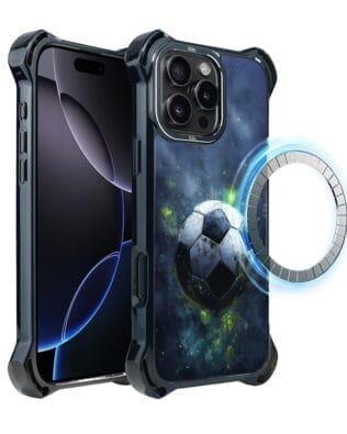 Etui do iPhone 16 Pro IBIZU DropGuard Ultra z MagSafe, #Move, Piłka nożna
