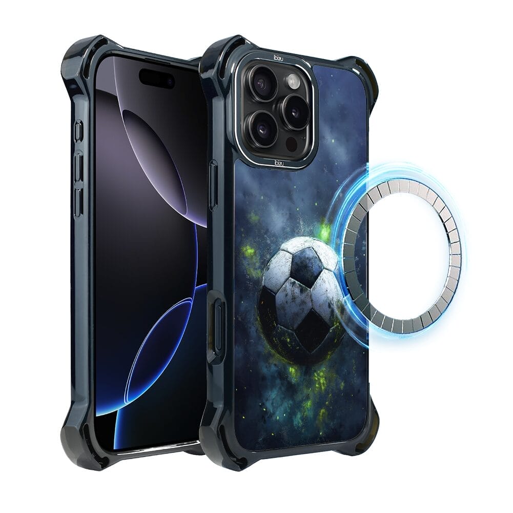 Etui do iPhone 16 Pro IBIZU DropGuard Ultra z MagSafe, #Move, Piłka nożna