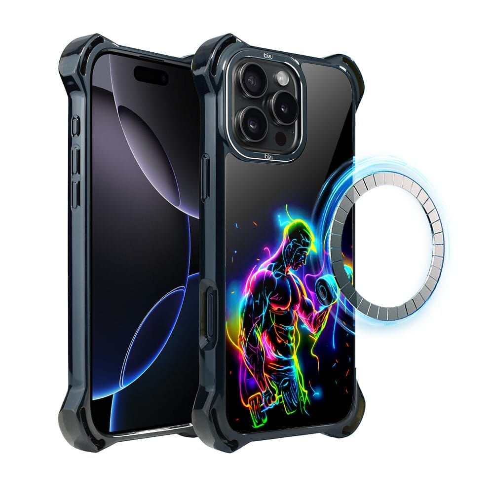 Etui do iPhone 16 Pro IBIZU DropGuard Ultra z MagSafe, #ElectroMove, Jest moc