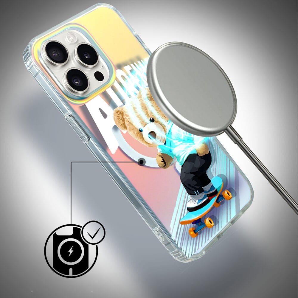 Etui do iPhone 14 Pro IBIZU California Sunset z MagSafe, zmieniające kolor, Adrenalin, deskorolka - obrazek 5