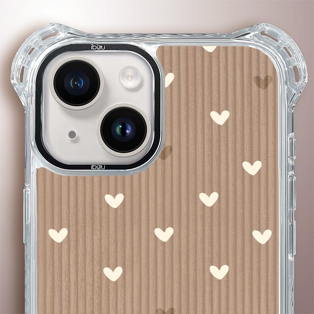Etui iPhone 14 Plus IBIZU DropGuard Ultra z MagSafe, Boho, Pudrowe serca - obrazek 5