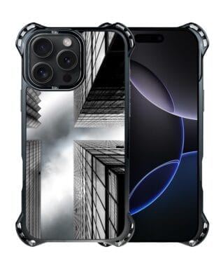 Etui do iPhone 16 Pro Max IBIZU DropGuard Ultra z MagSafe, Noir City, Drapacze Chmur