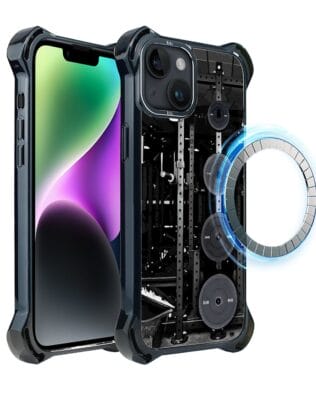 Etui do iPhone 14 IBIZU DropGuard Ultra z MagSafe, #Move, Stacja Żelazo