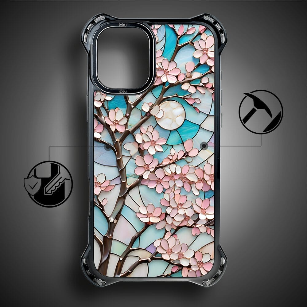 Etui do iPhone 16 IBIZU DropGuard Ultra z MagSafe, Barwy Szkła, Księżycowa Wiśnia - obrazek 7