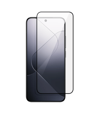 Szklana folia z powłoką ceramiczną na cały ekran 5D z czarną ramką do Xiaomi Redmi Note 14 Pro Plus 5G