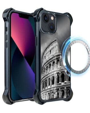 Etui do iPhone 13 IBIZU DropGuard Ultra z MagSafe, Noir City, Koloseum