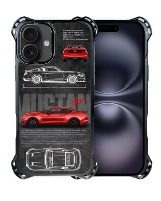 Etui do iPhone 16 IBIZU DropGuard Ultra z MagSafe, TechDrive, GT V8 “Coyote”