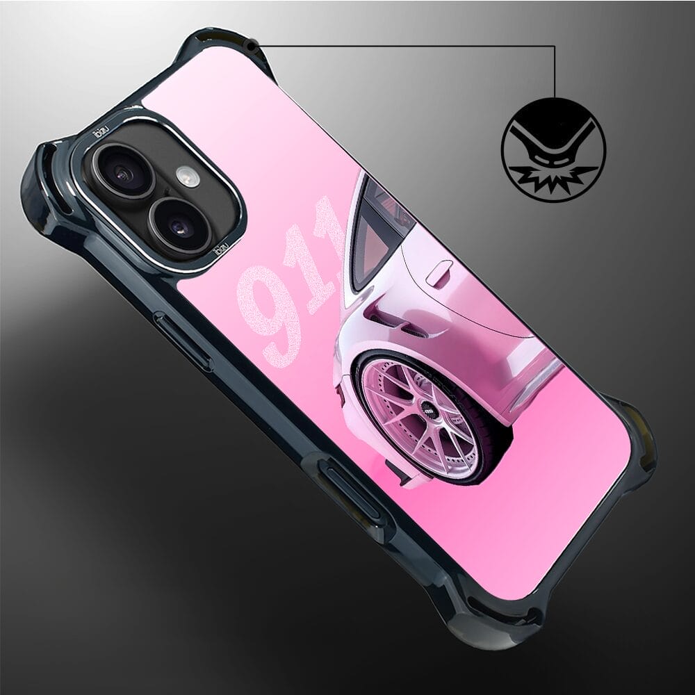 Etui do iPhone 16 Plus IBIZU DropGuard Ultra z MagSafe, TechDrive, 911 różowe - obrazek 6