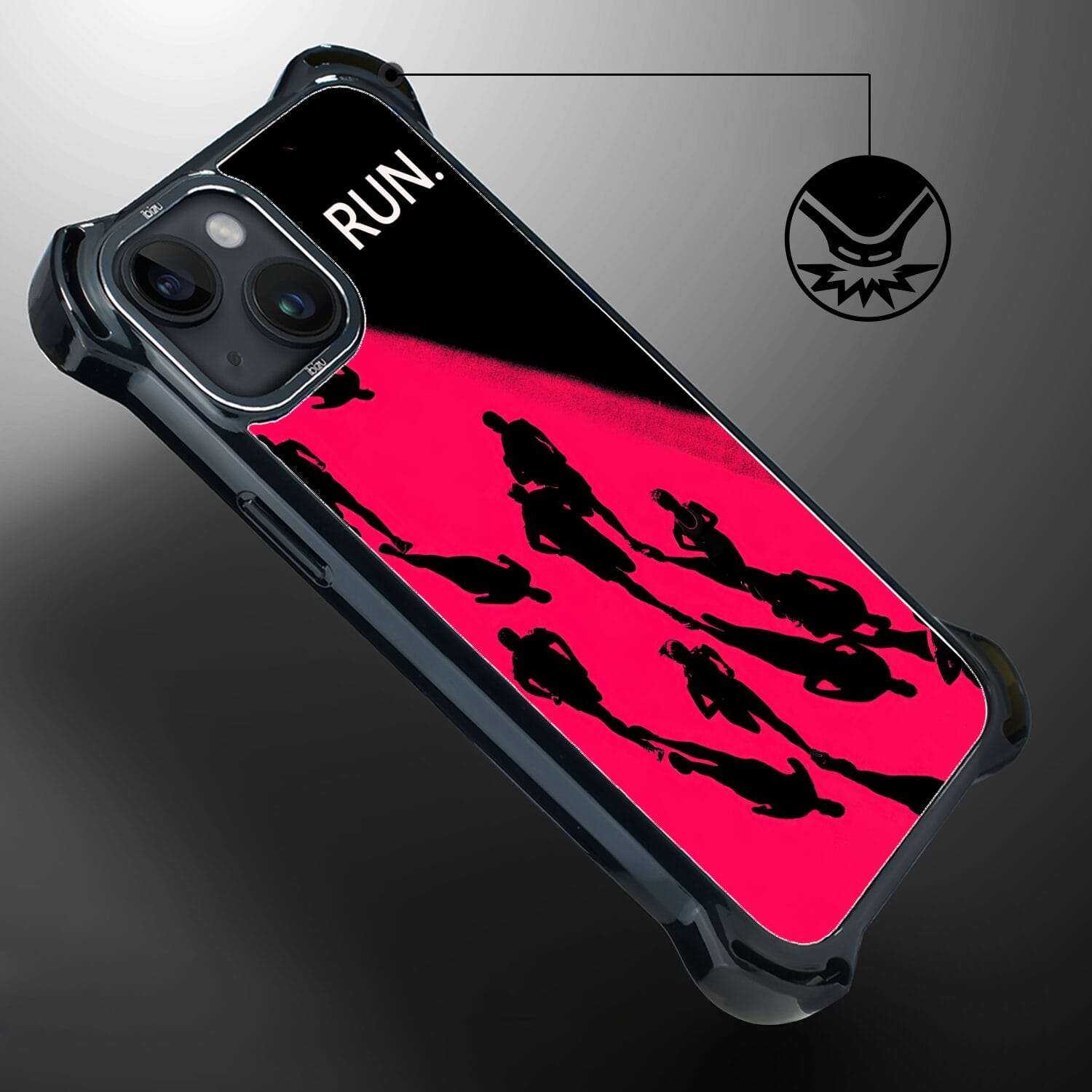 Etui do iPhone 14 IBIZU DropGuard Ultra z MagSafe, #Move, Nocny maraton - obrazek 4