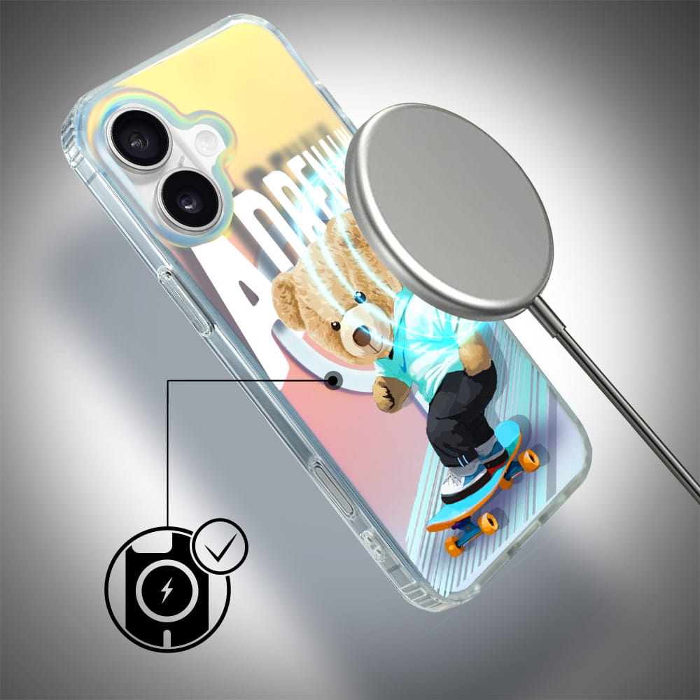 Etui do iPhone 16 IBIZU California Sunset z MagSafe, zmieniające kolor, Adrenalin, deskorolka - obrazek 6