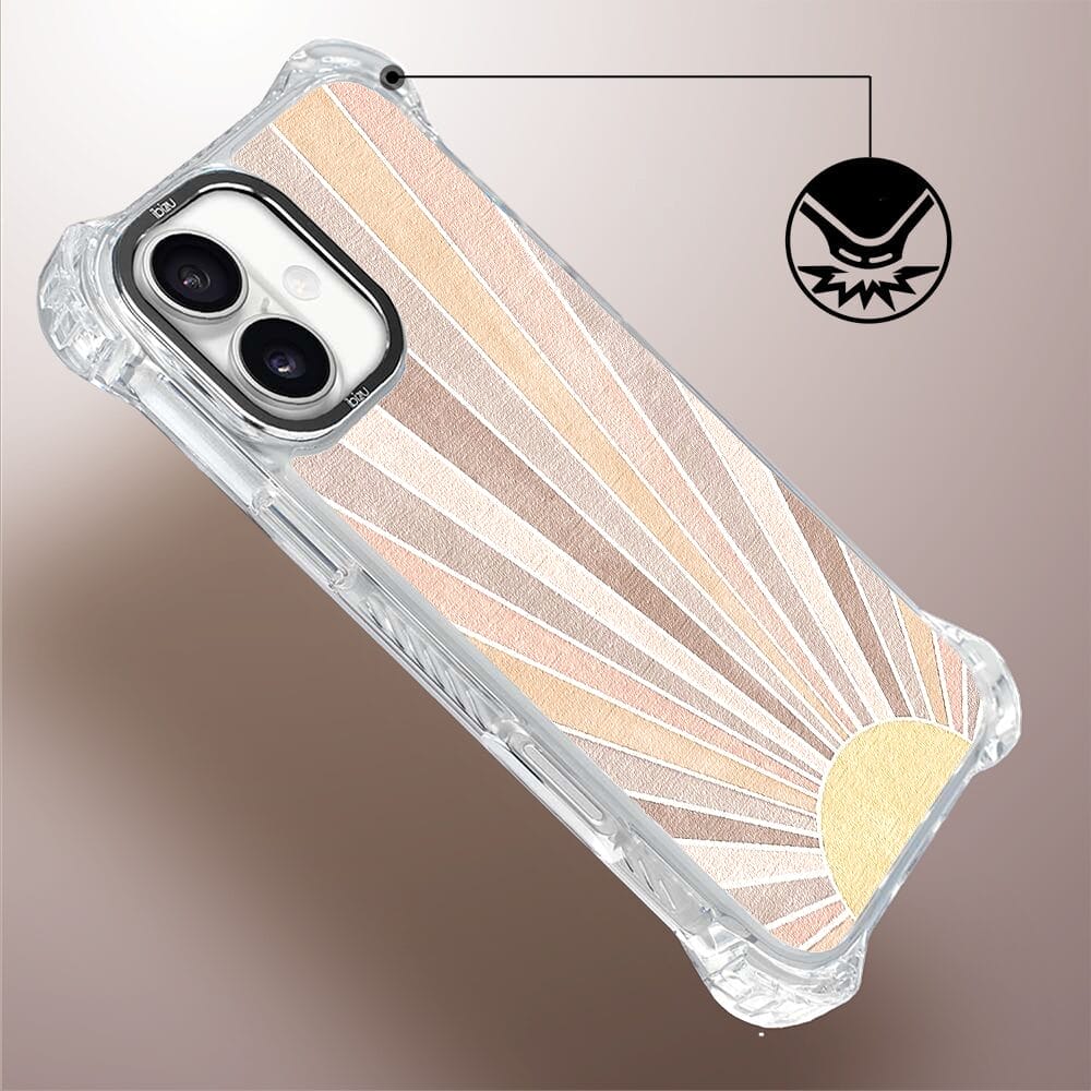 Etui iPhone 16 Plus IBIZU DropGuard Ultra z MagSafe, Boho, Wschód słońca - obrazek 4