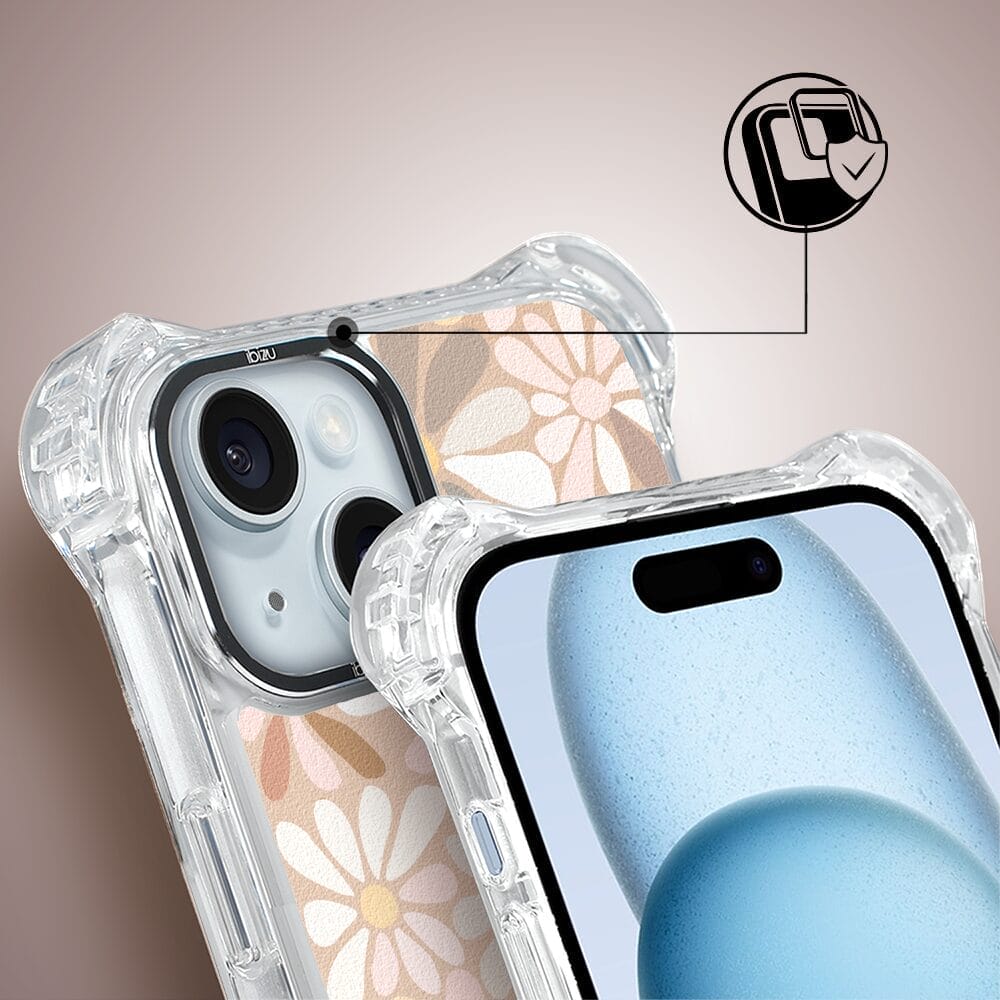 Etui do iPhone 15 Plus IBIZU DropGuard Ultra z MagSafe, Boho, Kwiaty vintage - obrazek 3