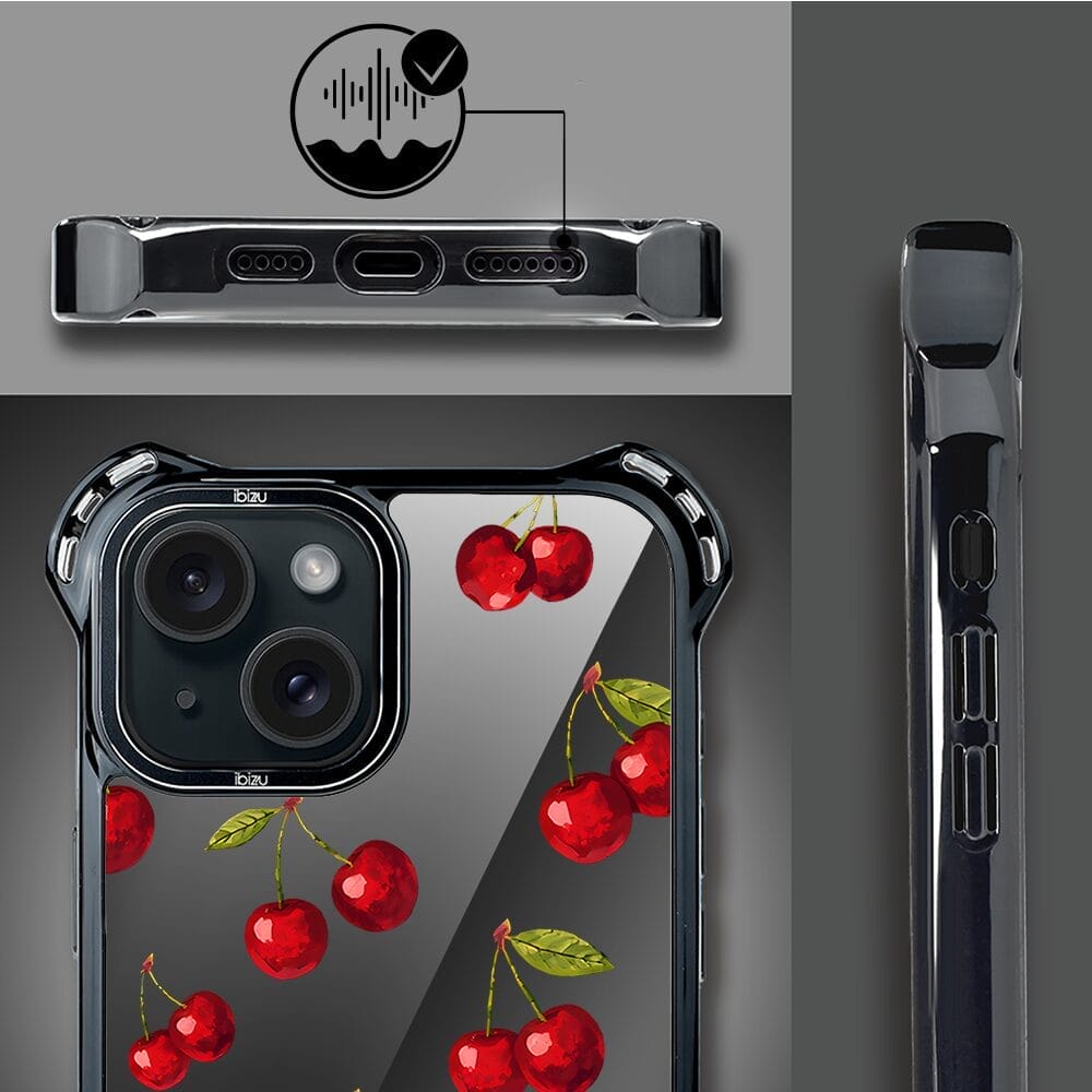 Etui do iPhone 15 Plus IBIZU DropGuard Ultra z MagSafe, Midnight, Wiśniowa noc - obrazek 6