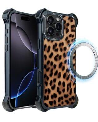 Etui do iPhone 16 Pro IBIZU DropGuard Ultra z MagSafe, Zew Natury, Pantera