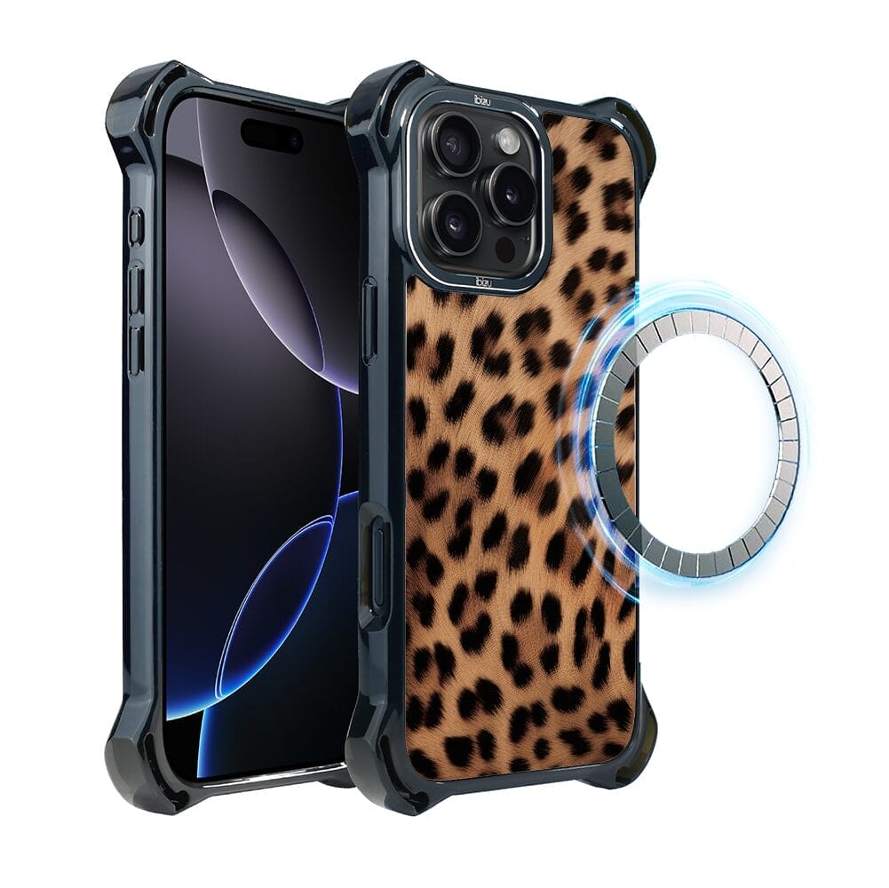 Etui do iPhone 16 Pro IBIZU DropGuard Ultra z MagSafe, Zew Natury, Pantera