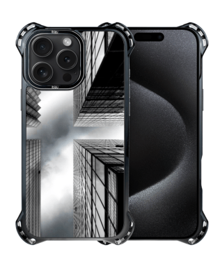 Etui do iPhone 15 Pro Max IBIZU DropGuard Ultra z MagSafe, Noir City, Drapacze Chmur