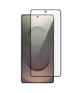 Szkło najtrwalsze kompozytowe z powłoką ceramiczną na cały ekran 5D z czarną ramką do Samsung Galaxy S25 Ultra