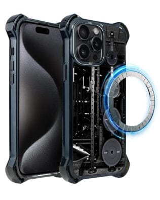 Etui do iPhone 15 Pro Max IBIZU DropGuard Ultra z MagSafe, #Move, Stacja Żelazo