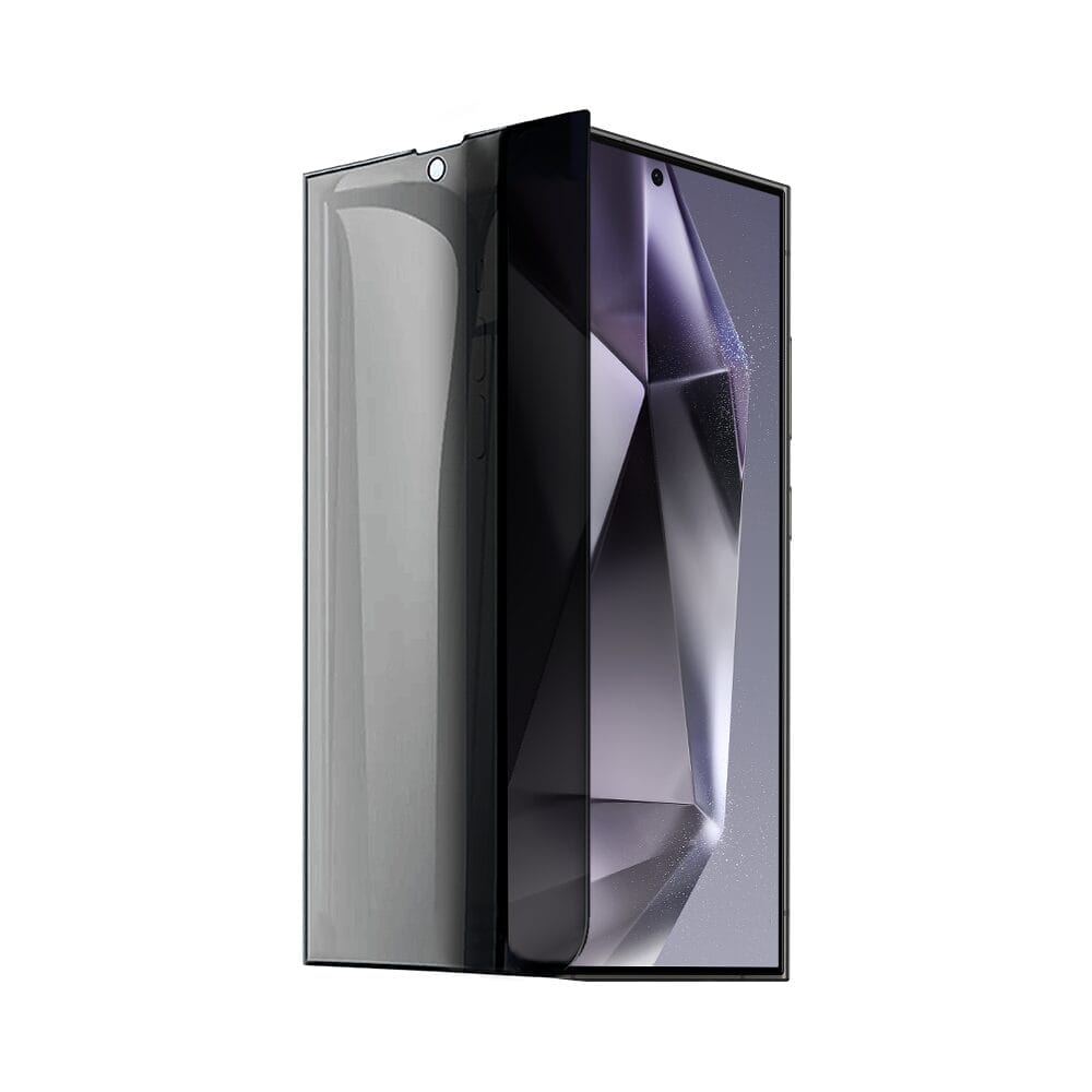 Szkło prywatyzujące z czarną ramką do Samsung Galaxy S24 Ultra