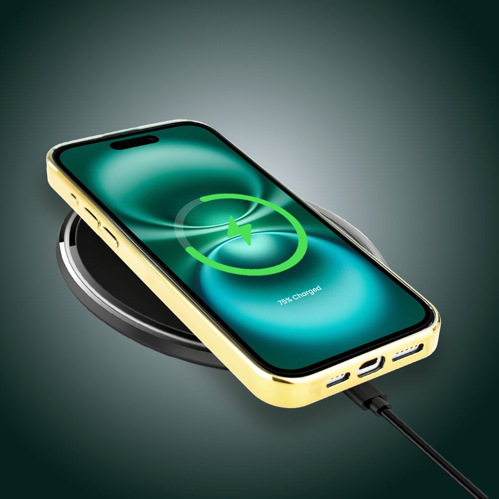 Etui do iPhone 16 Plus IBIZU Elite Glass z MagSafe Magia Azji złote drzewa w stylu japońskim, złote - obrazek 8