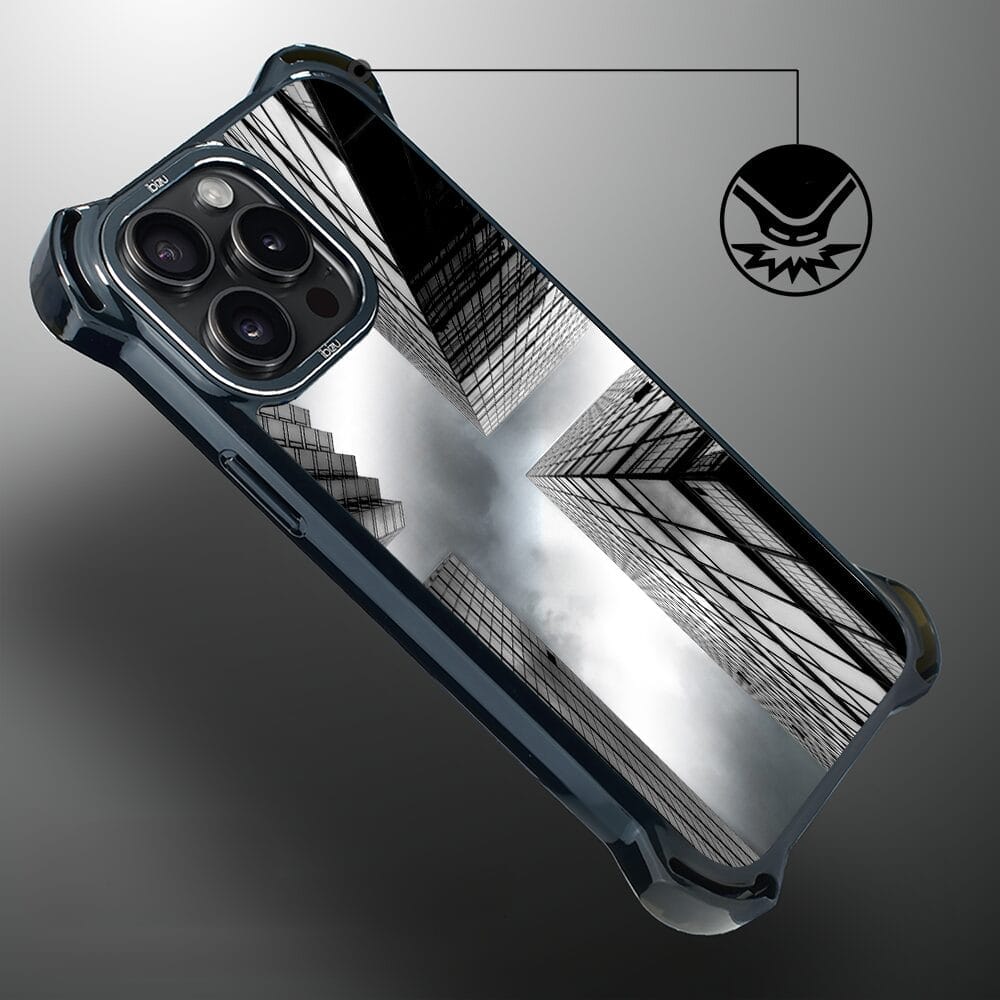 Etui do iPhone 14 Pro Max IBIZU DropGuard Ultra z MagSafe, Noir City, Drapacze Chmur - obrazek 6