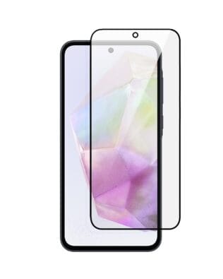 Szkło najtrwalsze kompozytowe z powłoką ceramiczną na cały ekran 5D z czarną ramką do Samsung Galaxy A35 5G