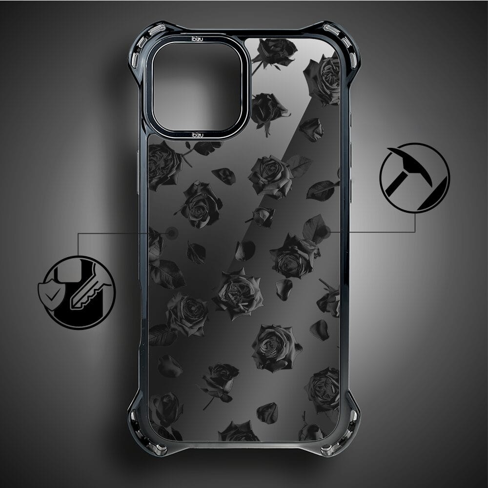 Etui do iPhone 14 IBIZU DropGuard Ultra z MagSafe, Midnight, Sen róż - obrazek 7