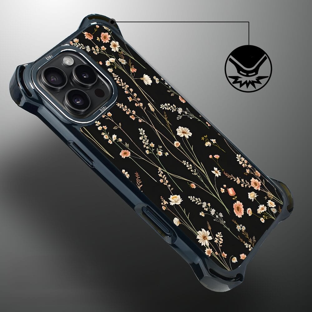 Etui do iPhone 16 Pro IBIZU DropGuard Ultra z MagSafe, Pastel Bloom, Północny ogród - obrazek 4
