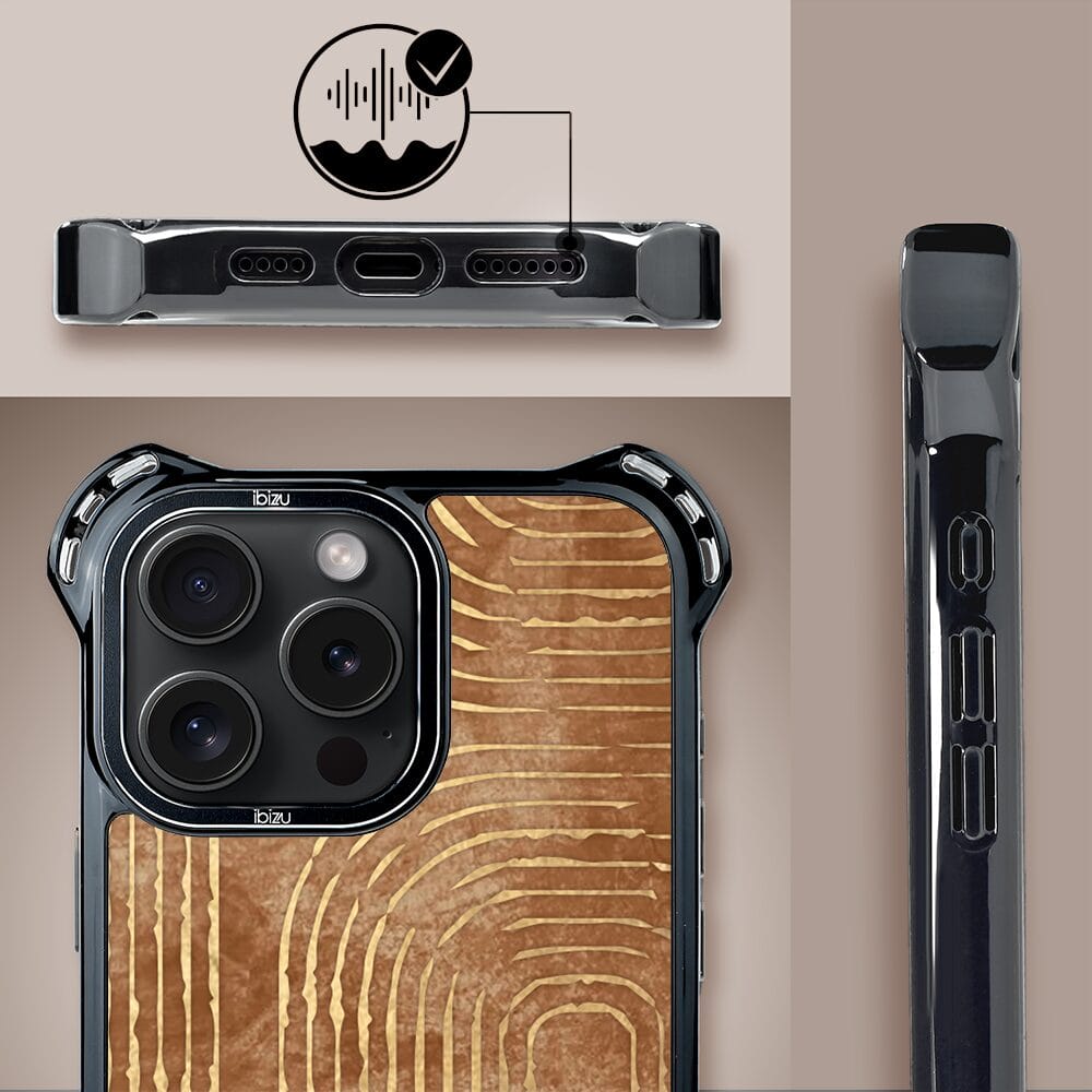 Etui do iPhone 14 Pro IBIZU DropGuard Ultra z MagSafe, Boho, Geometryczne linie - obrazek 6