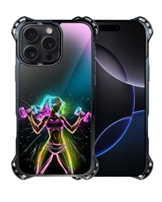 Etui do iPhone 16 Pro Max, IBIZU DropGuard Ultra z MagSafe, #ElectroMove, Wibracja fitness