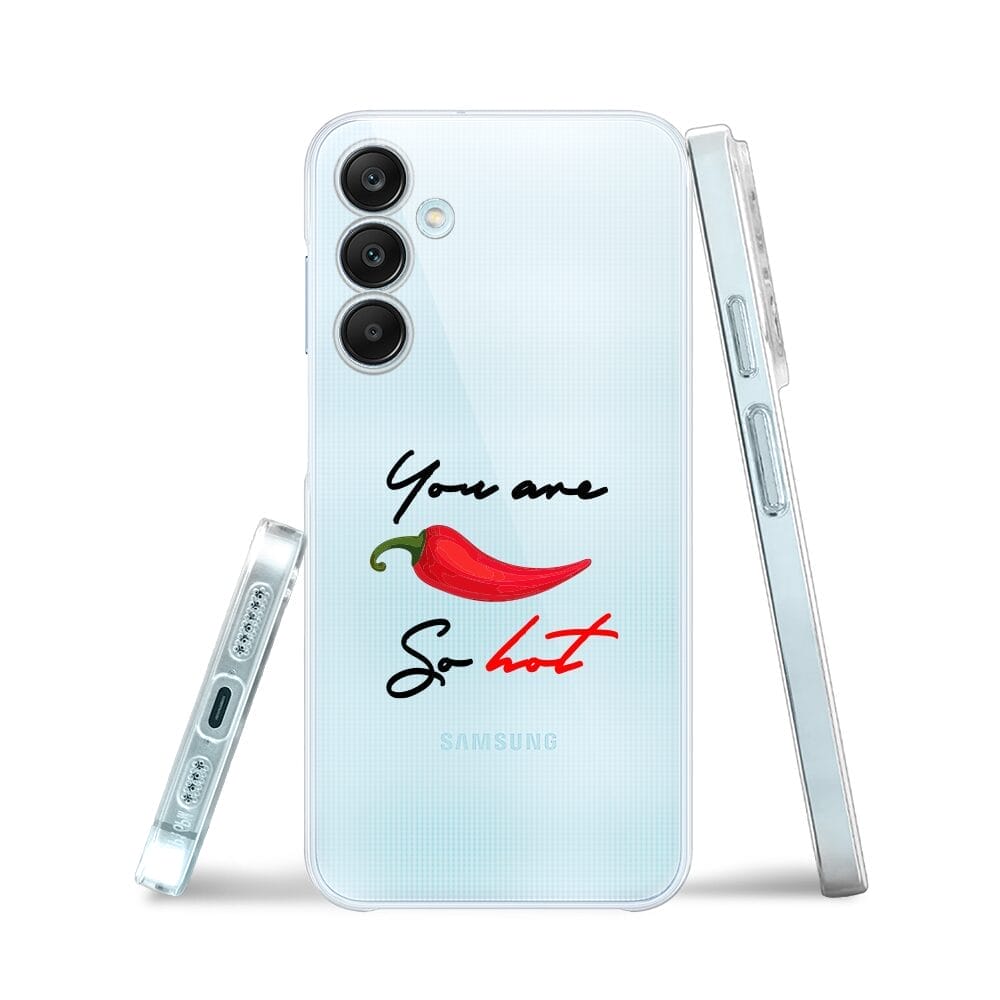 Etui do Samsung Galaxy M35 5G przeźroczyste, silikonowe Flexi, papryczka chilli - obrazek 3