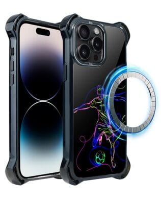 Etui do iPhone 14 Pro IBIZU DropGuard Ultra z MagSafe, #ElectroMove, Moc football’u