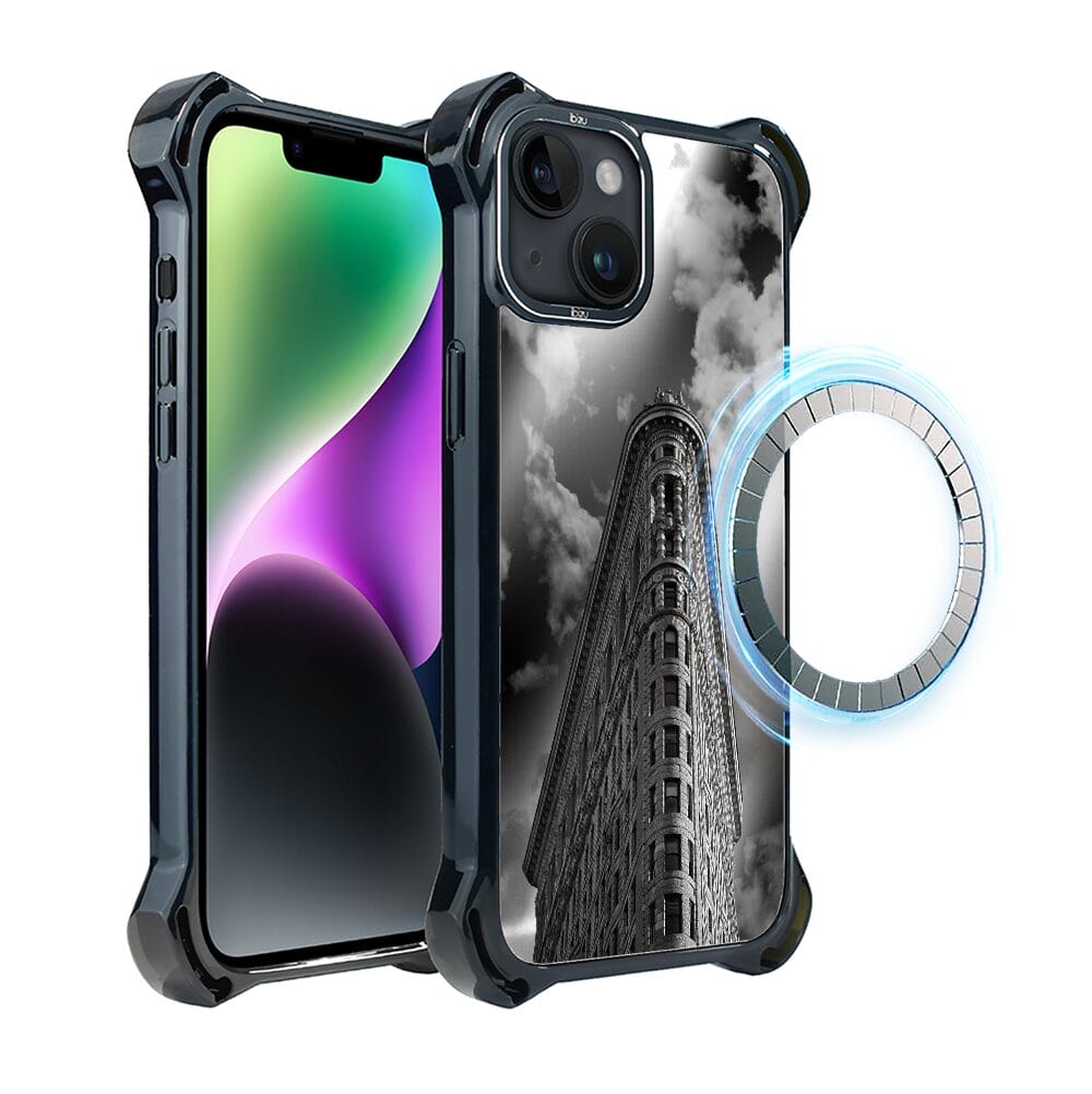 Etui do iPhone 14 IBIZU DropGuard Ultra z MagSafe, Noir City, Flatiron