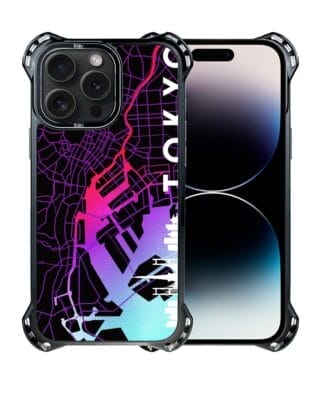 Etui do iPhone 14 Pro Max IBIZU DropGuard Ultra z MagSafe, Mapy Świata, Tokyo