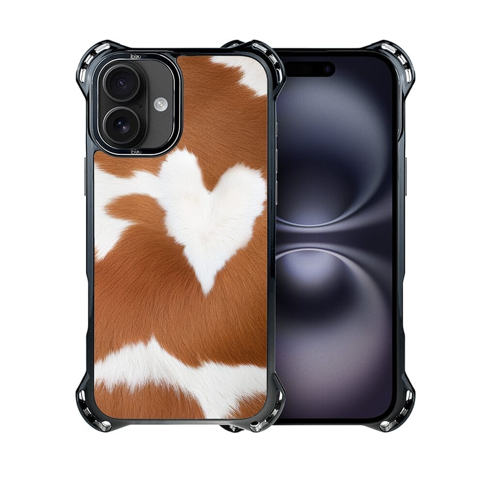 Etui do iPhone 16 IBIZU DropGuard Ultra z MagSafe, Zew Natury, Alpejska krowa - obrazek 2