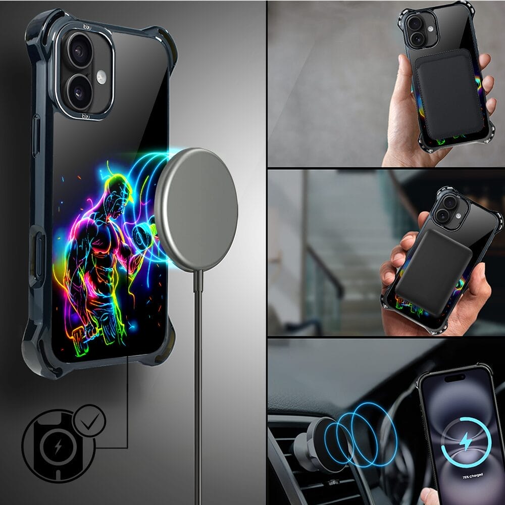 Etui do iPhone 16 Plus IBIZU DropGuard Ultra z MagSafe, #ElectroMove, Jest moc - obrazek 8