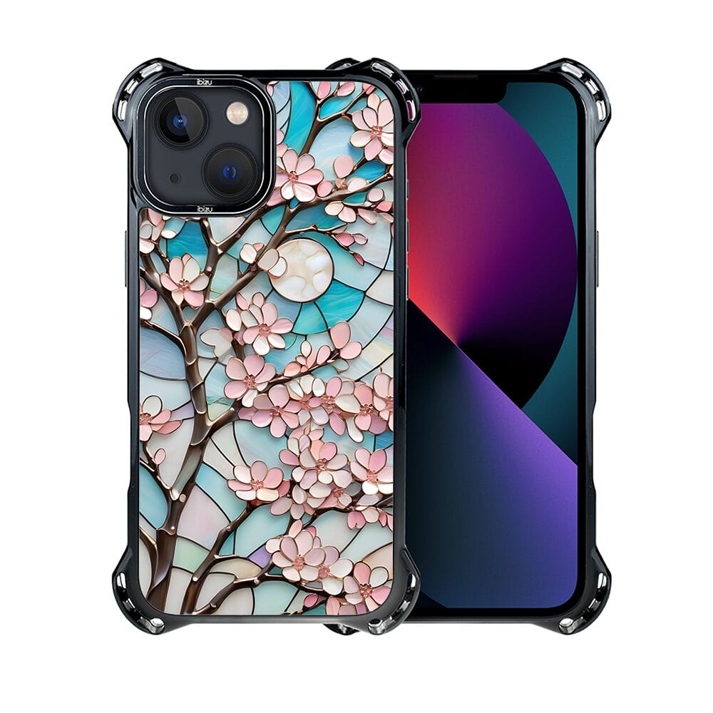 Etui do iPhone 13 IBIZU DropGuard Ultra z MagSafe, Barwy Szkła, Księżycowa Wiśnia - obrazek 2