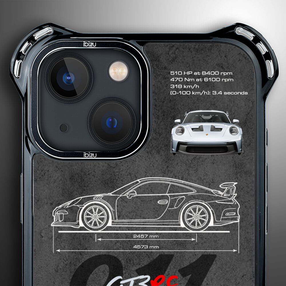 Etui do iPhone 13 IBIZU DropGuard Ultra z MagSafe, TechDrive, 911 GT3 RS - obrazek 5