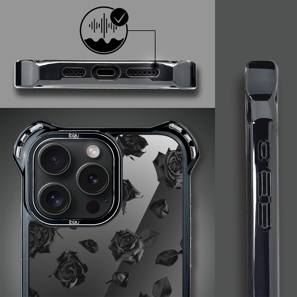 Etui do iPhone 16 Pro IBIZU DropGuard Ultra z MagSafe, Midnight, Sen róż - obrazek 3