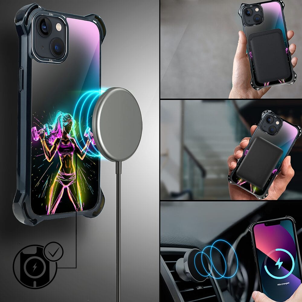 Etui do iPhone 13 IBIZU DropGuard Ultra z MagSafe, #ElectroMove, Wibracja fitness - obrazek 8