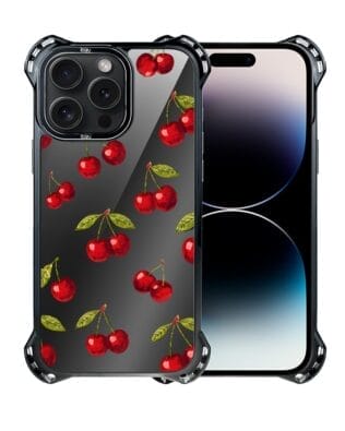 Etui do iPhone 14 Pro Max IBIZU DropGuard Ultra z MagSafe, Midnight, Wiśniowa noc