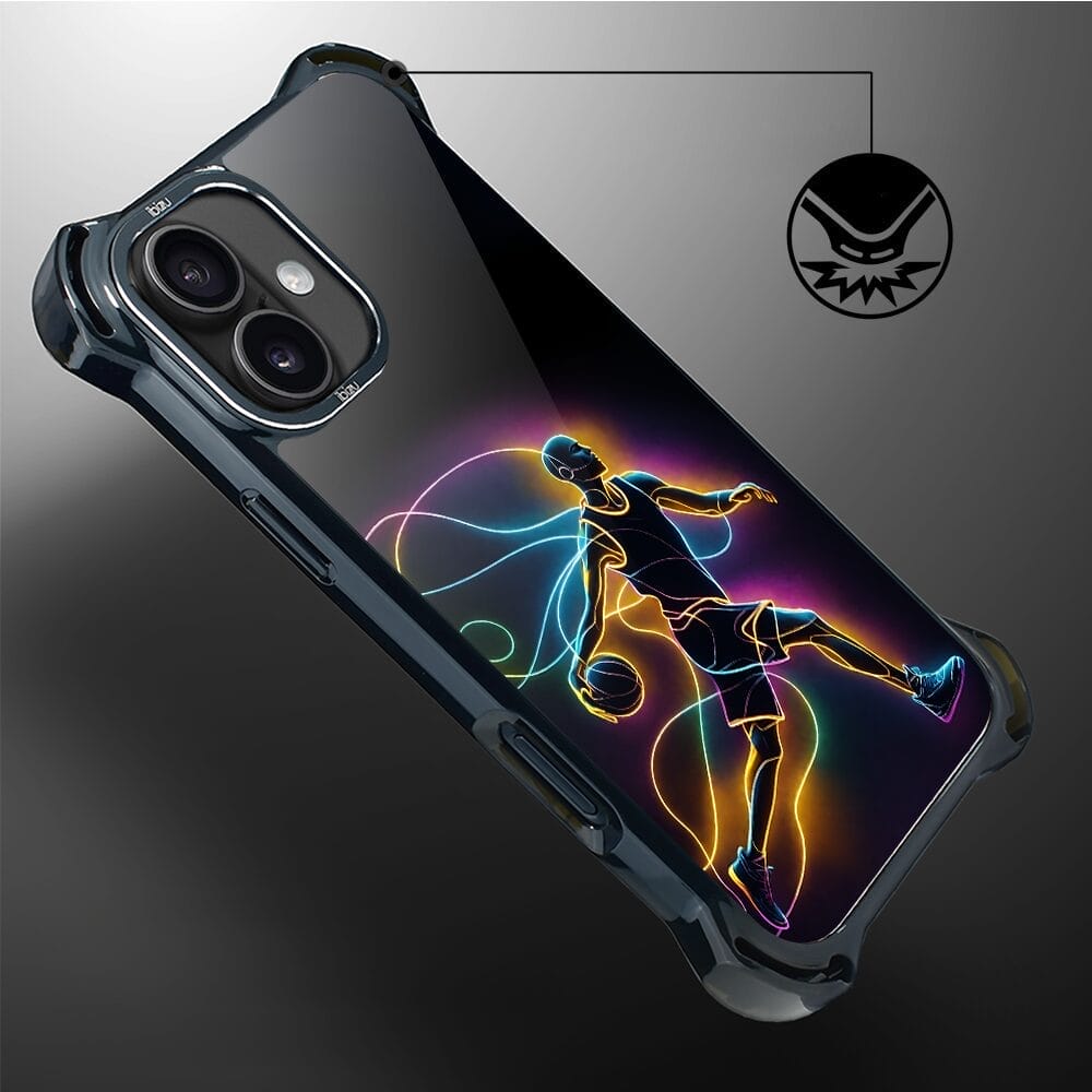 Etui do iPhone 16 IBIZU DropGuard Ultra z MagSafe, #ElectroMove, Duch koszykówki - obrazek 6