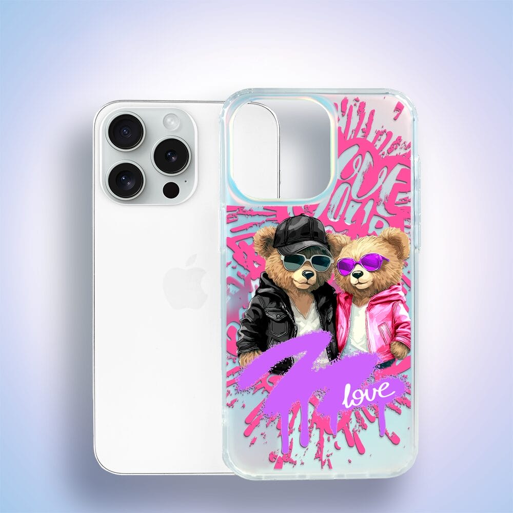 Etui do iPhone 14 Pro IBIZU California Sunset z MagSafe, zmieniające kolor, Couple in Love, zakochana para - obrazek 3