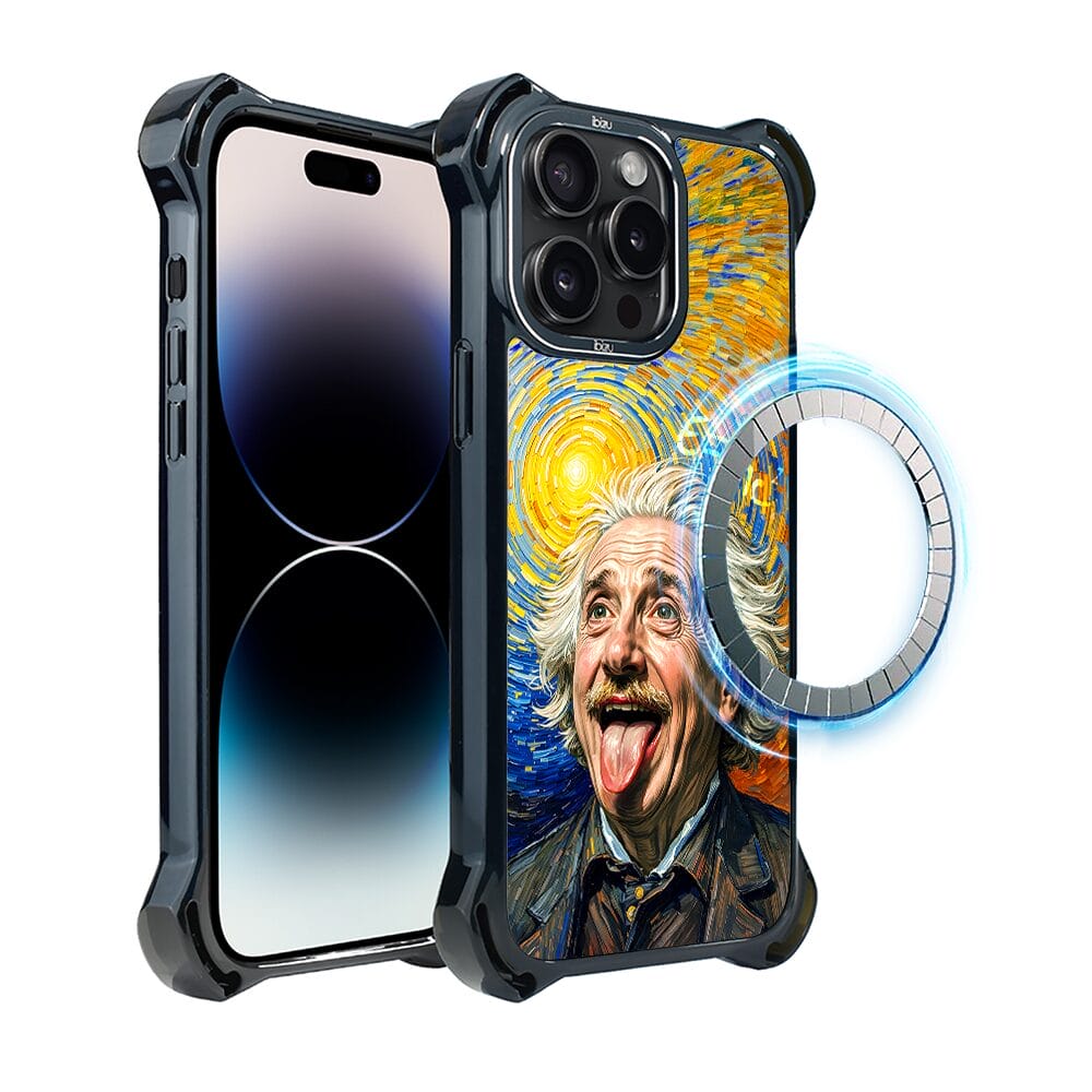 Etui do iPhone 14 Pro IBIZU DropGuard Ultra z MagSafe, Einstein