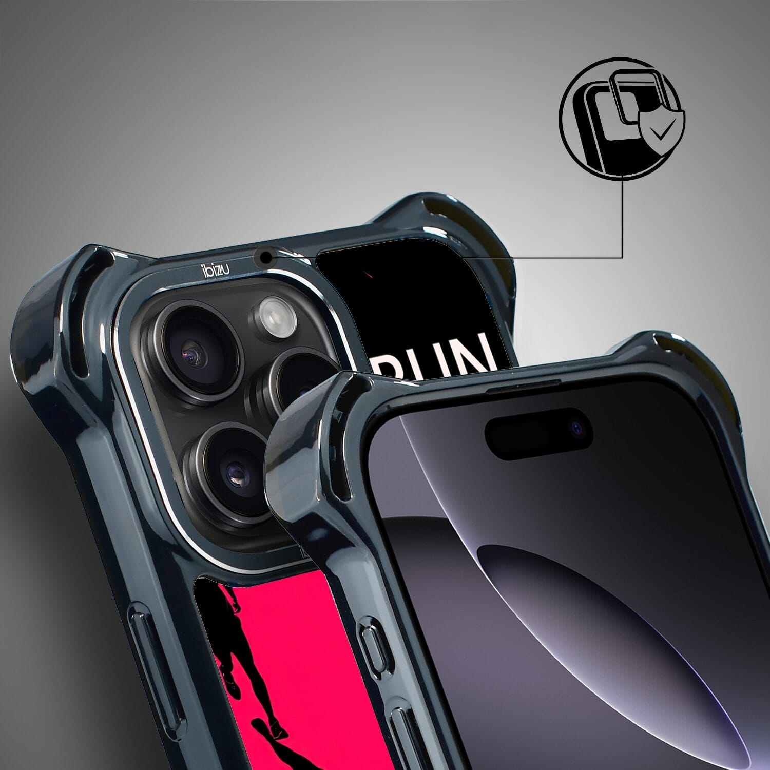 Etui do iPhone 16 Pro IBIZU DropGuard Ultra z MagSafe, #Move, Nocny maraton - obrazek 3